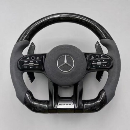 Mercedes-AMG uglerod tolali LED rul g'ildiragi uchun maxsus ishlab chiqilgan bo'lib, AMG GL8 GLC GLEGLS modellarining eski modellarini yangi Dragonfly uslubiga o'zgartirish uchun ishlatiladi.