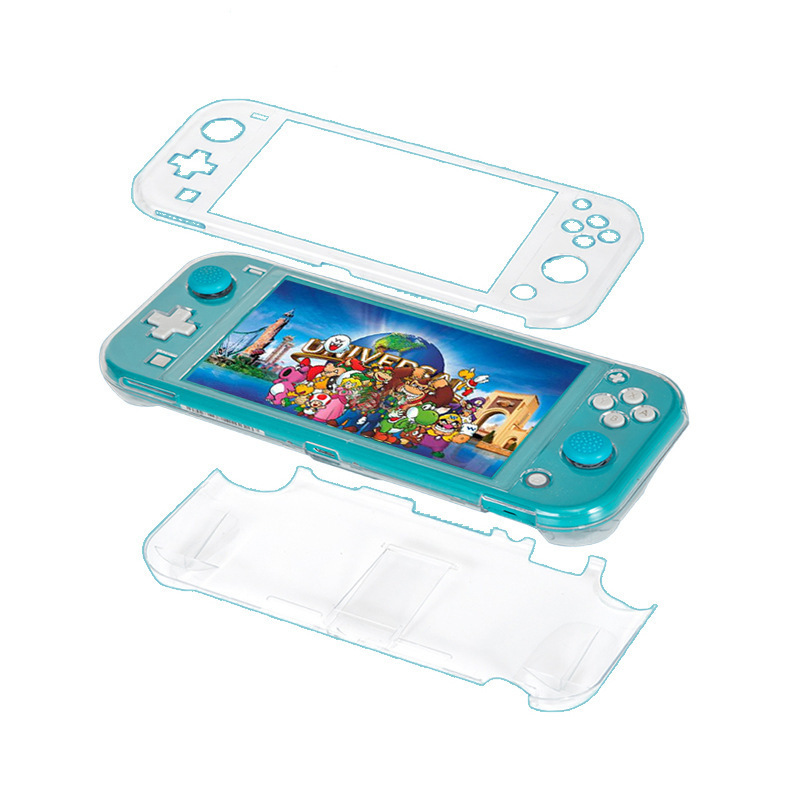 Nintendo Switch lite Clear Crystal Case Upper and Lower Cover All-in-One Protective Cover lite Accessories