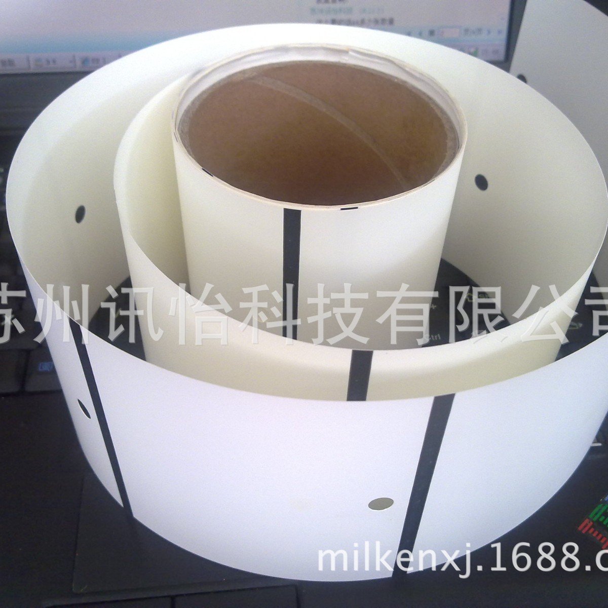 印制AVERY矿产15丝吊牌打孔敲鸡眼GS1-DATAMATRIX码100*301MM铭牌