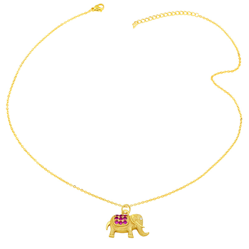 fruit elephant lock hats fashion clavicle chain necklace wholesale jewelry Nihaojewelry