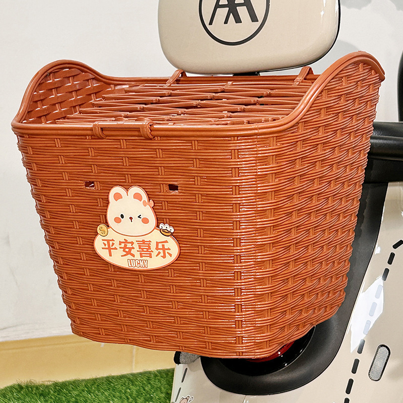 卸売電気自動車リア収納バスケットかわいい漫画オートバイバッテリーカーリアテール収納防水|undefined