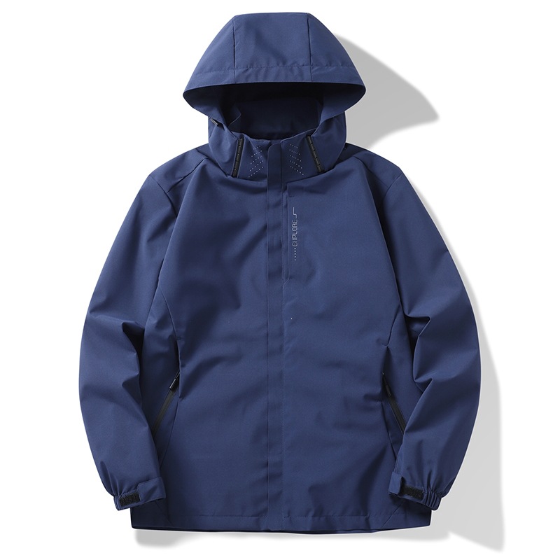 Popular outdoor windbreaker for men, spring and autumn, couple's style, warm softshell single-layer jacket, thin coat, sports windbreaker