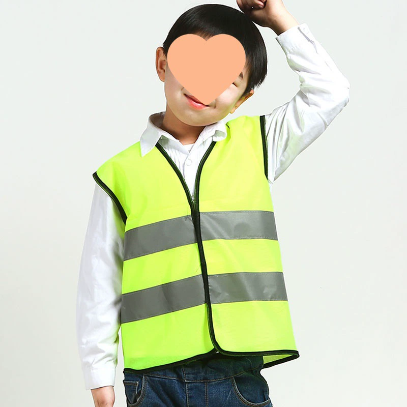 Детские светоотражающие жилеты флуоресцентная одежда Светоотражающие одежда для учащихся начальной школы безопасности детский сад защитные жилеты