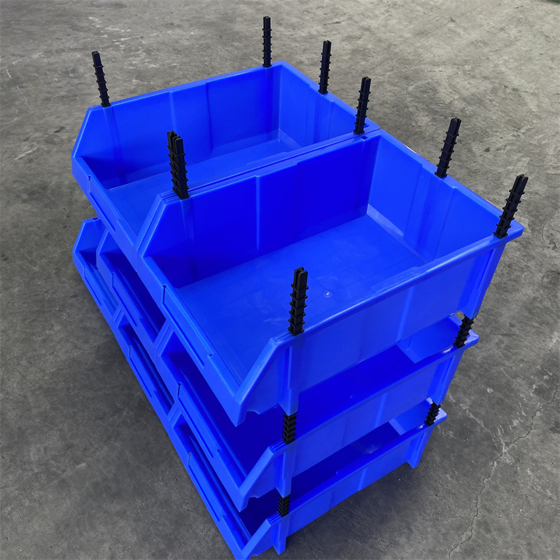 塑料斜口零件盒 组合式元件盒 货架收纳盒 螺丝物料盒 配件工具盒