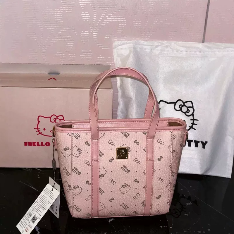 Hello Kitty, милая розовая сумка через плечо на одно плечо, рюкзак, сумка через плечо, для студентов, высокий класс