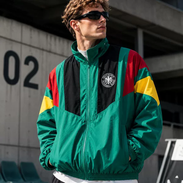 2026 World Cup Germany Team Football Sports Casual Double-Layer Jacket Men's Windbreaker Trendy Embroidered Warm-Up Outfit