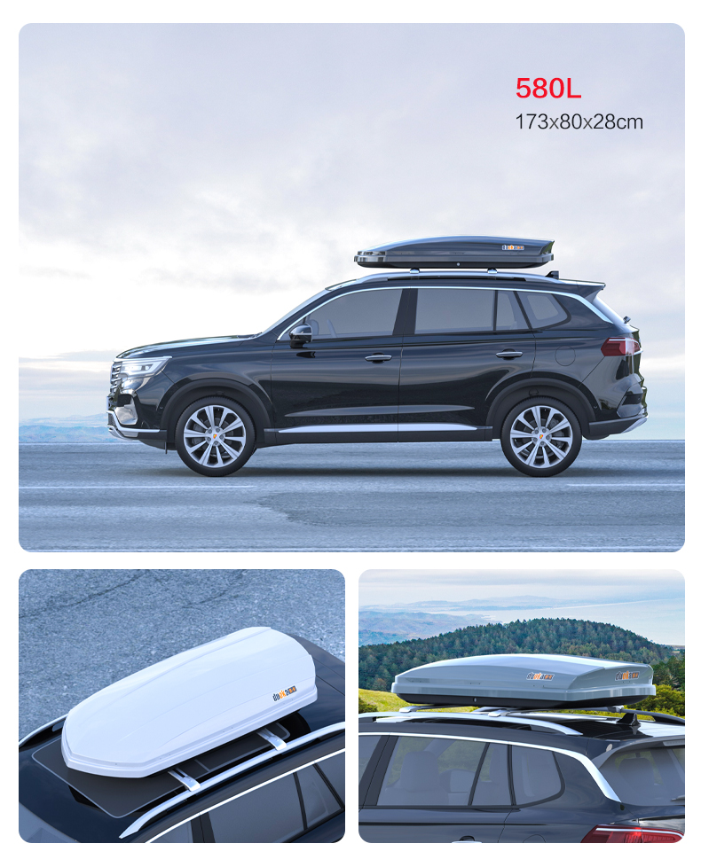 Car Luggage Roof Travel Box Large Capacity Thickened Widened Suv Storage Box Crossbar Luggage Rack