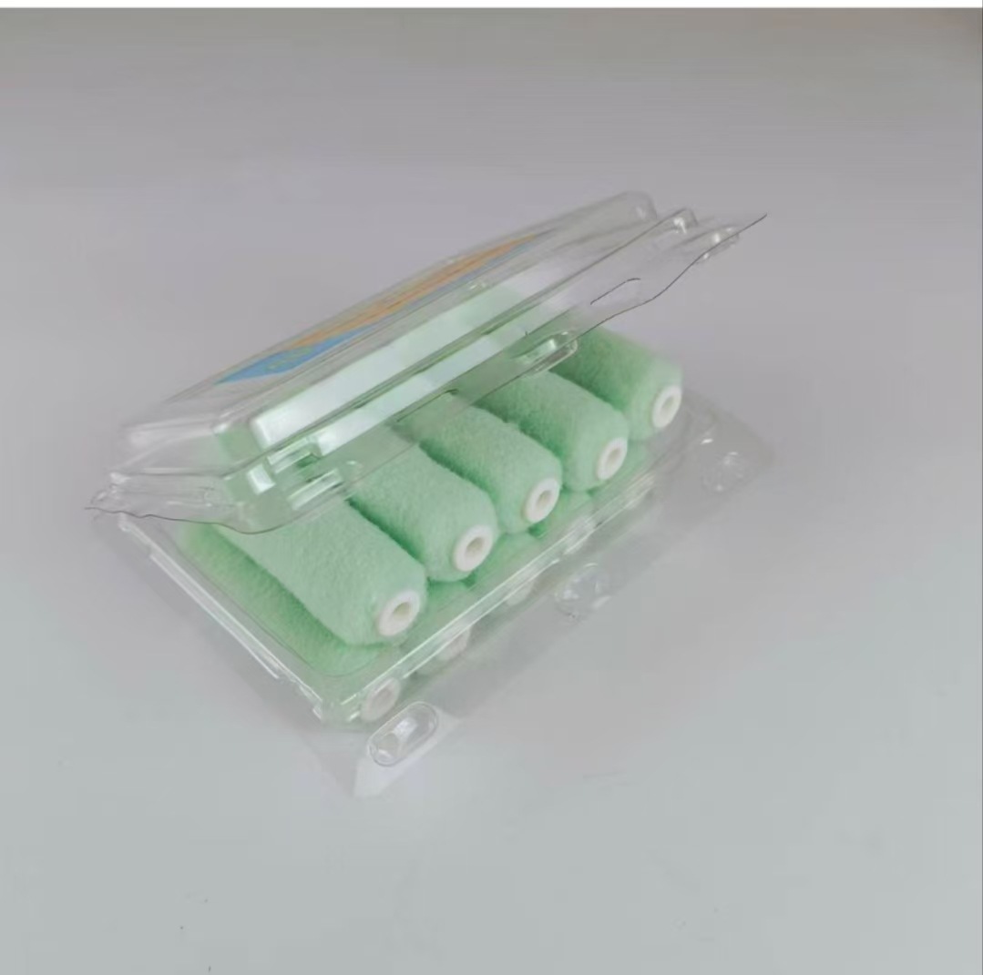 Fuente de la fábrica cabeza del cepillo pintar facil rodillo soporte pared cepillo herramienta pintura traje pequeño pulgar