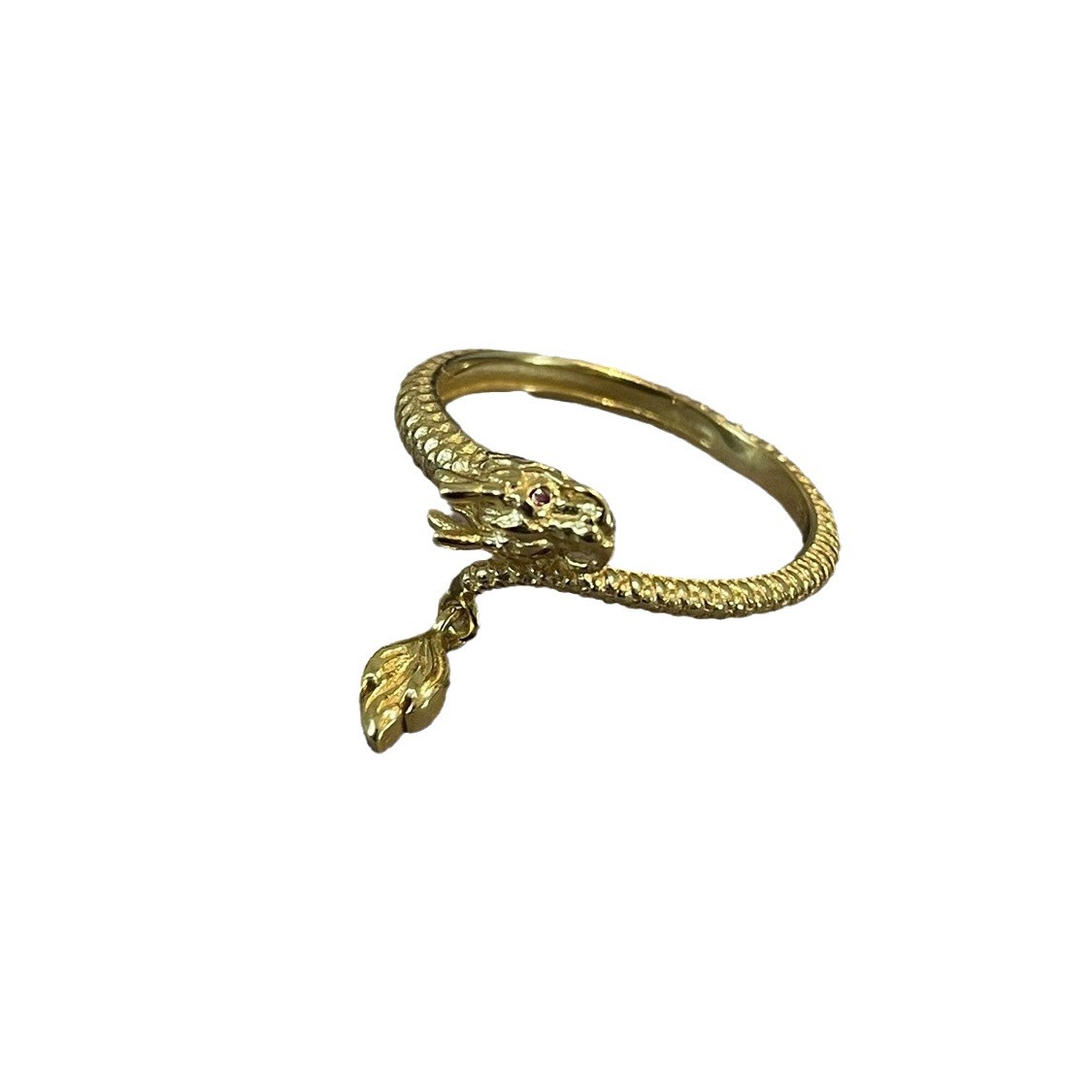Bijoux et accessoires Bague Dragon Année Petit Dragon Doré Design de niche Mode Bague Année Dragon Zodiaque Haut de gamme Accessoires de bague Femme_voghion.com