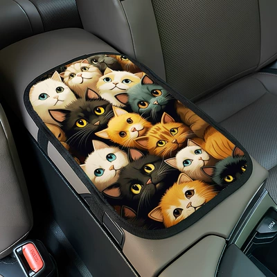 Armrest box pad, patterns, sponge car interior accessories - zkfs057