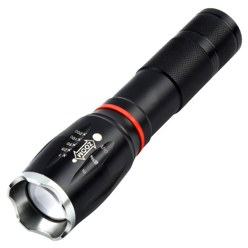 Shangjia T6 + COB linterna de luz fuerte luz de trabajo de enfoque telescópico con imán linterna de luz de camping transfronteriza al por mayor
