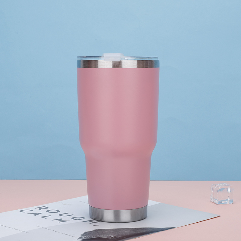 Taza de vacío de acero inoxidable 304 transfronterizo taza fría 30oz taza de coche taza de helado taza de cerveza taza de paja