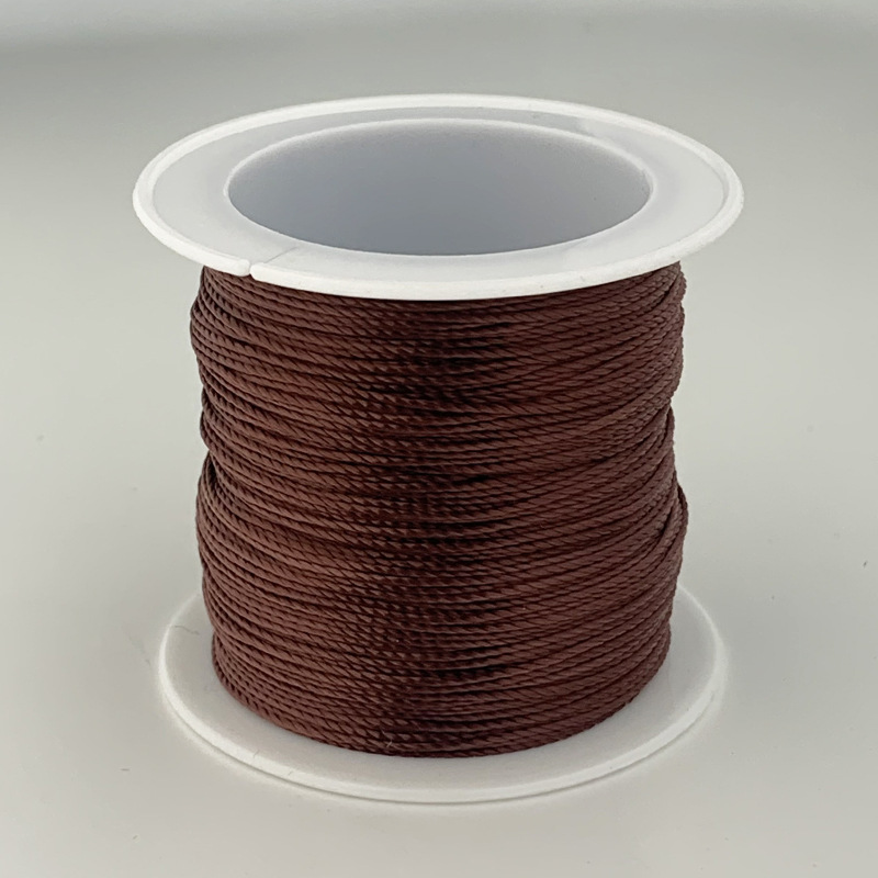 12 hilos de alambre trenzado hilo rojo hilo de color Morandi cuerda trenzada collar cuerda cuerda trenzada a mano material de bricolaje