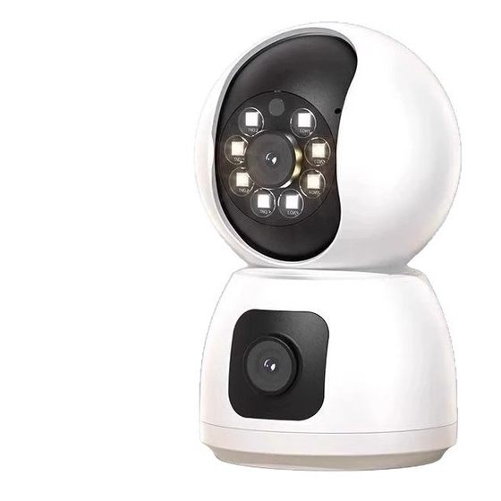 Wireless camera 360 degree mobile phone remote home indoor monitor HD dual picture night vision photography video