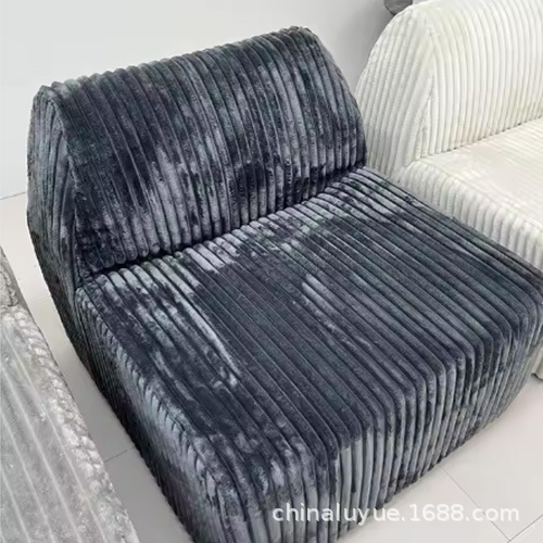 Compresión de comercio exterior vacío envuelto tela esponja sofá integral moldeo moderno casual sofá silla individual image 5
