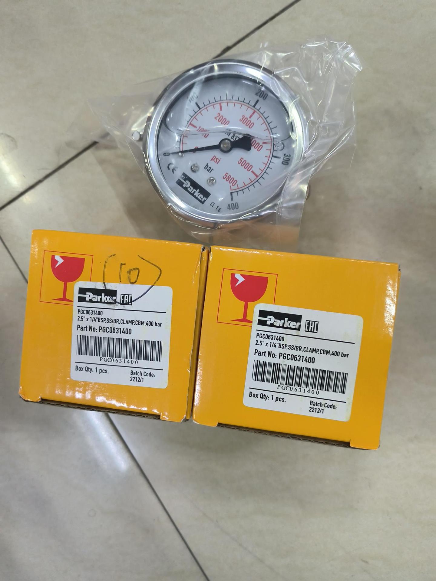 PGC0631400     parke压力表其他液压元件螺纹连接