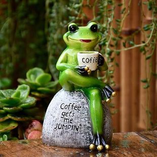 Cross-border Creative Frog Resin Decoration Garden Decoration Courtyard Gardening Arrangement Balcony Frog Desktop Decoration A24