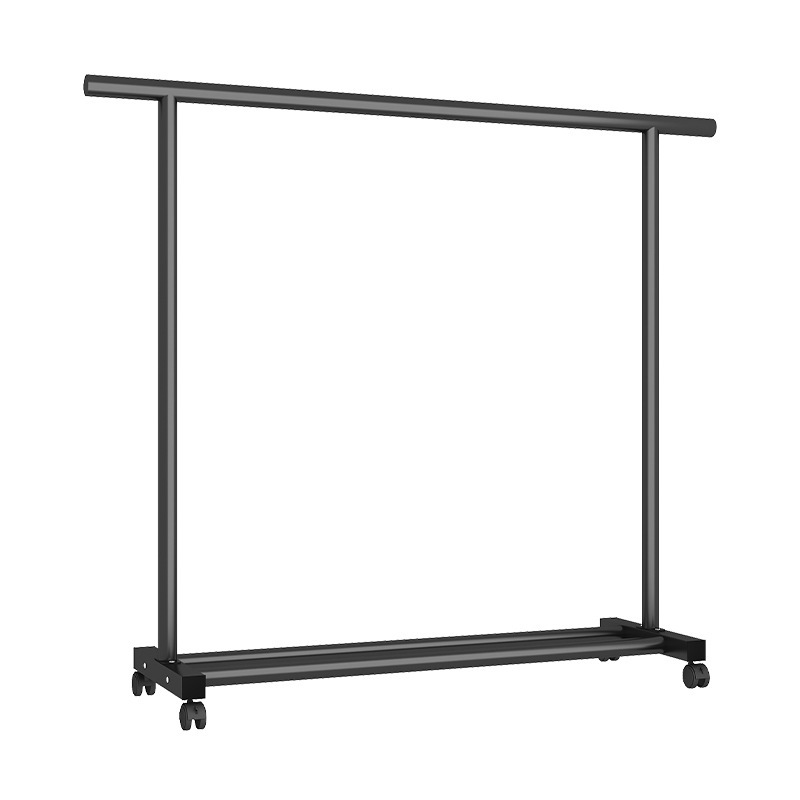 Percha de secado de ropa suelo doméstico dormitorio crema viento colgar ropa plegable simple dormitorio interior móvil percha de sombrero de ropa fría