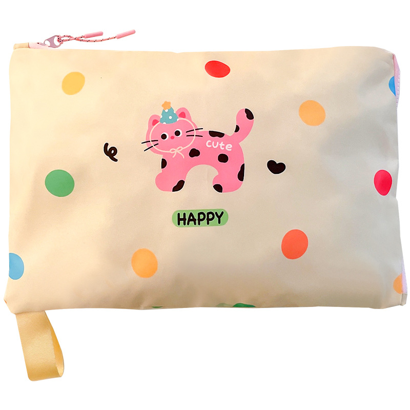 Bolsas de archivos de gran capacidad bolsas de maquillaje portátiles bolsas de almacenamiento grandes bolsas de papelería bolsas de ropa bolsa al por mayor