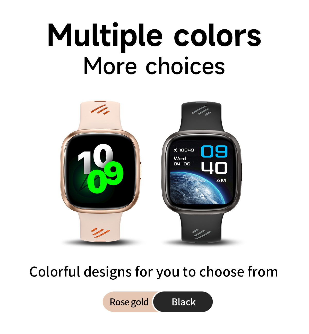 HT31 Smartwatch mit Bluetooth, Anruffunktion, Sprachassistent, Taschenlampe, Benachrichtigungen, Schrittzähler und Fitness-Tracker_voghion.com