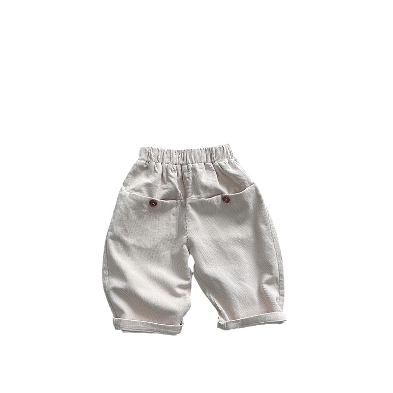 Pantalones Casuales de Pana para Niños con Cintura Elástica image 6