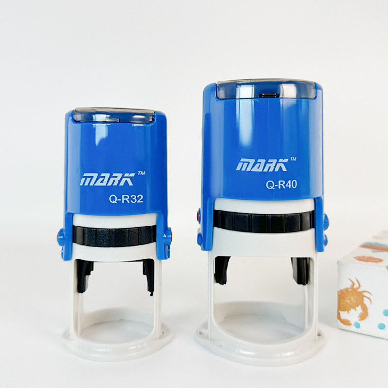 MARCA material de sello de tinta sello de nombre personal al por mayor sello financiero sello automático de inmersión en tinta nombre privado