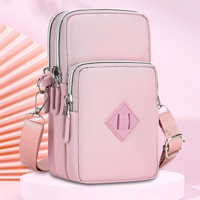 Women's mobile phone bag new all-match small bag 2024 new small messenger bag vertical Japanese and Korean mini coin bag foreign style