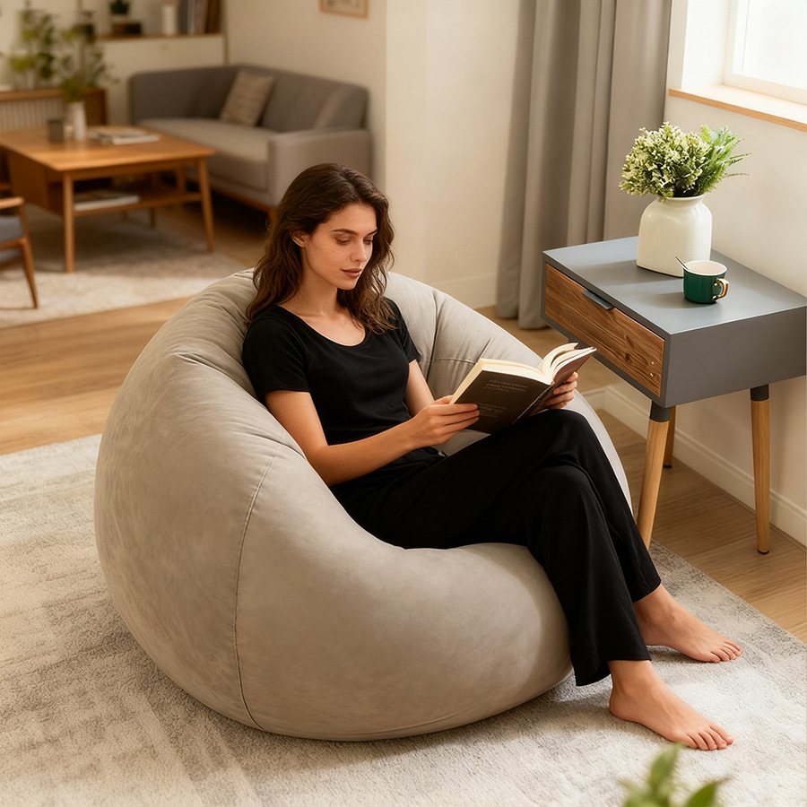 Cross-Border Hot Selling Outdoor Camping Style Inflatable Sofa Air Cushion Cushion Lazy Portable Air Leisure Sofa