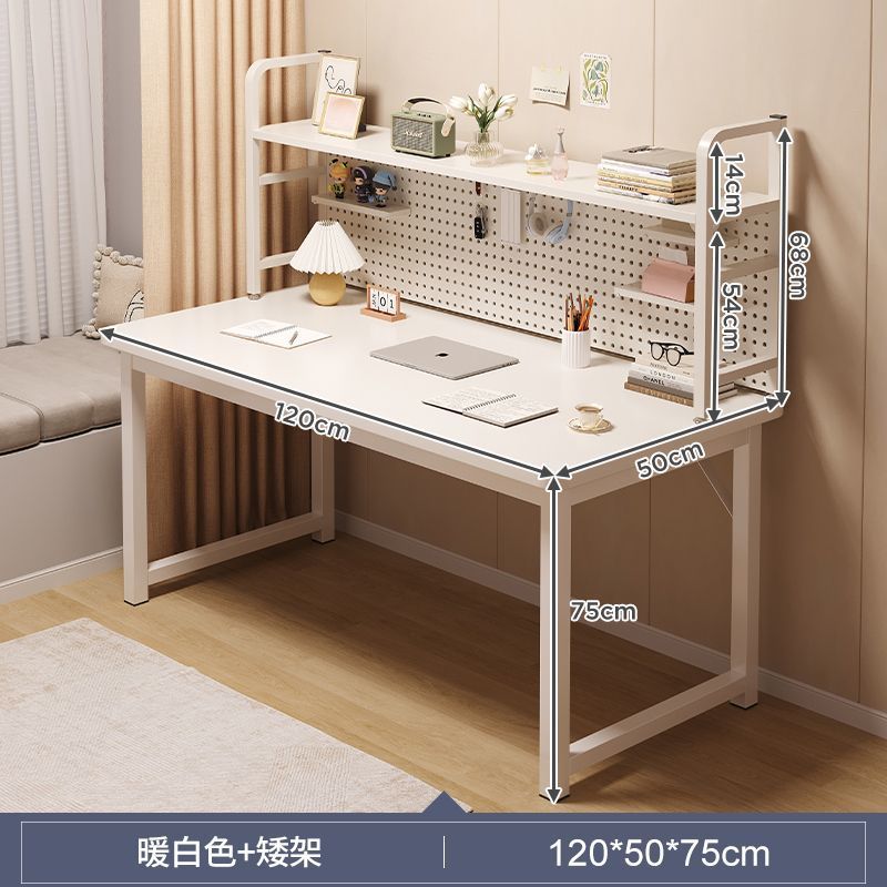 [핫셀링 싱글 테이블 + 싱글 스탠드] 120*50cm 웜화이트