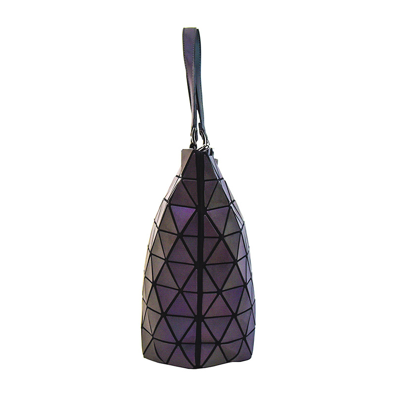 Borsa a tracolla geometrica luminosa donna borsa a secchiello_voghion.com