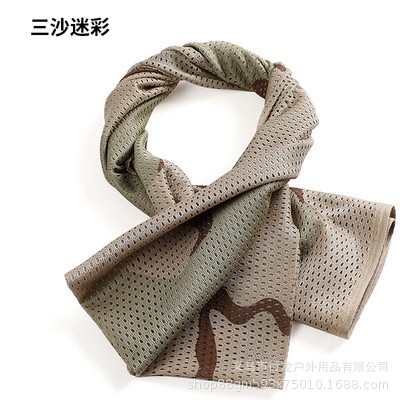 bufandas tácticas de camuflamiento jungle camuflamiento militar fan ciclismo toalla de malla transpirable protector solar toalla de motocicleta