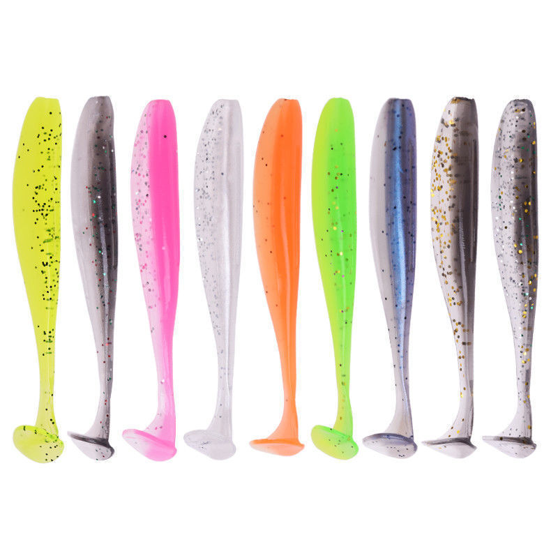 Small Paddle Tail Fishing Lure 40mm0.5g Soft Baits Fresh Water Bass Swimbait Tackle Gear