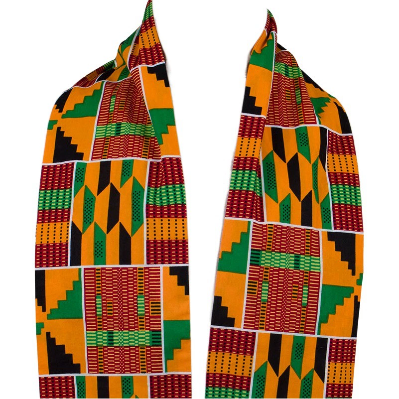 Ankara Batik Kente с принтом длинный платок мужской и женский праздничный 14,5*180 лента трансграничная одно поколение волос