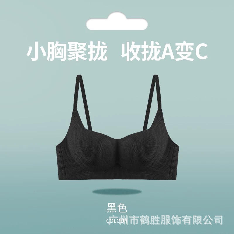 Venta directa de fábrica comercio electrónico transfronterizo Sudeste de Asia Vietnam Tailandia damas sin costuras sujetador de recogida lateral cómodo