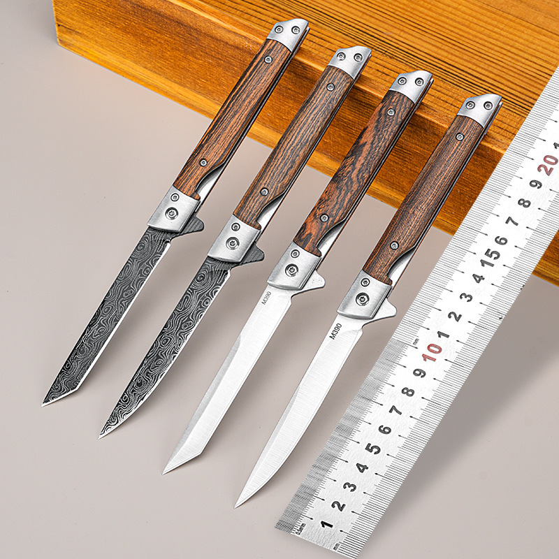 无迹户外开箱笔刀高硬度折刀随身折叠户外防身刀具锋利开刃露营小