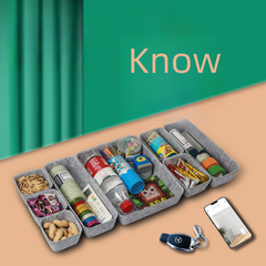 Felt 8-piece set storage box, desktop drawer, cosmetic integrated storage box, organization storage box