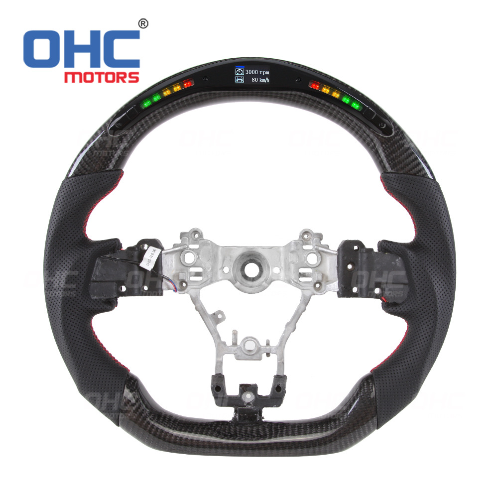 Direct Shipment from the Us Warehouse Is Suitable for Subaru Forester, Brz, Legacy, Impreza Sti, and Tribeca Modified Carbon Fiber Steering Wheels