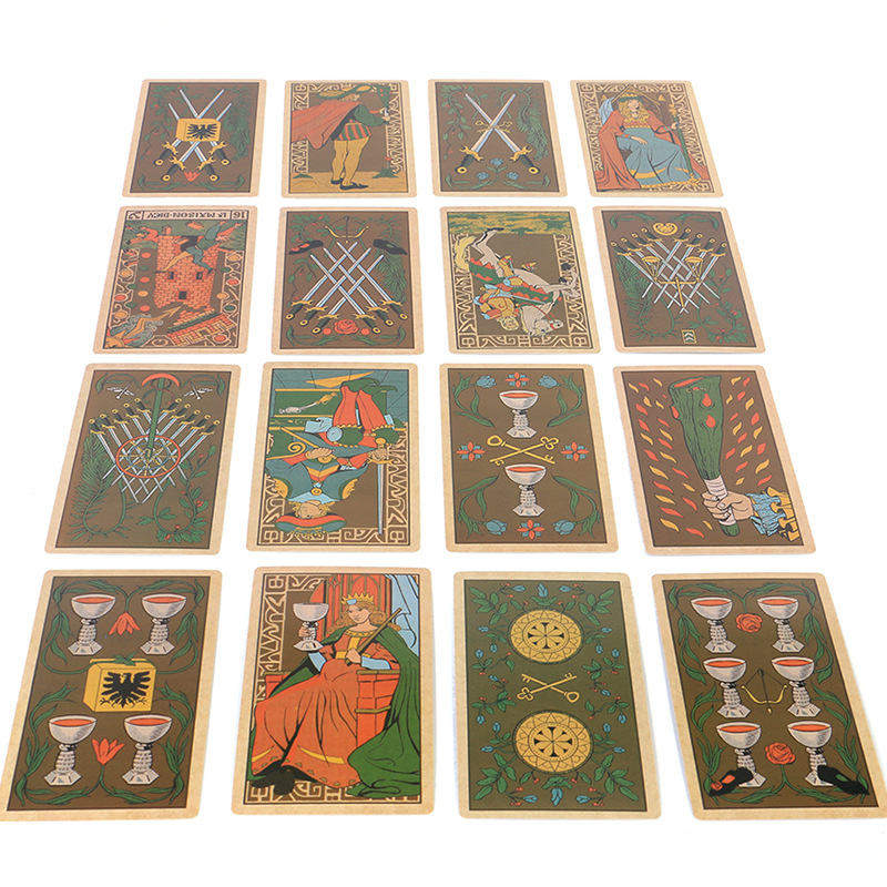 Symbolic Tarot Of Wirth Oracle Cards For Party Games And Divination_voghion.com