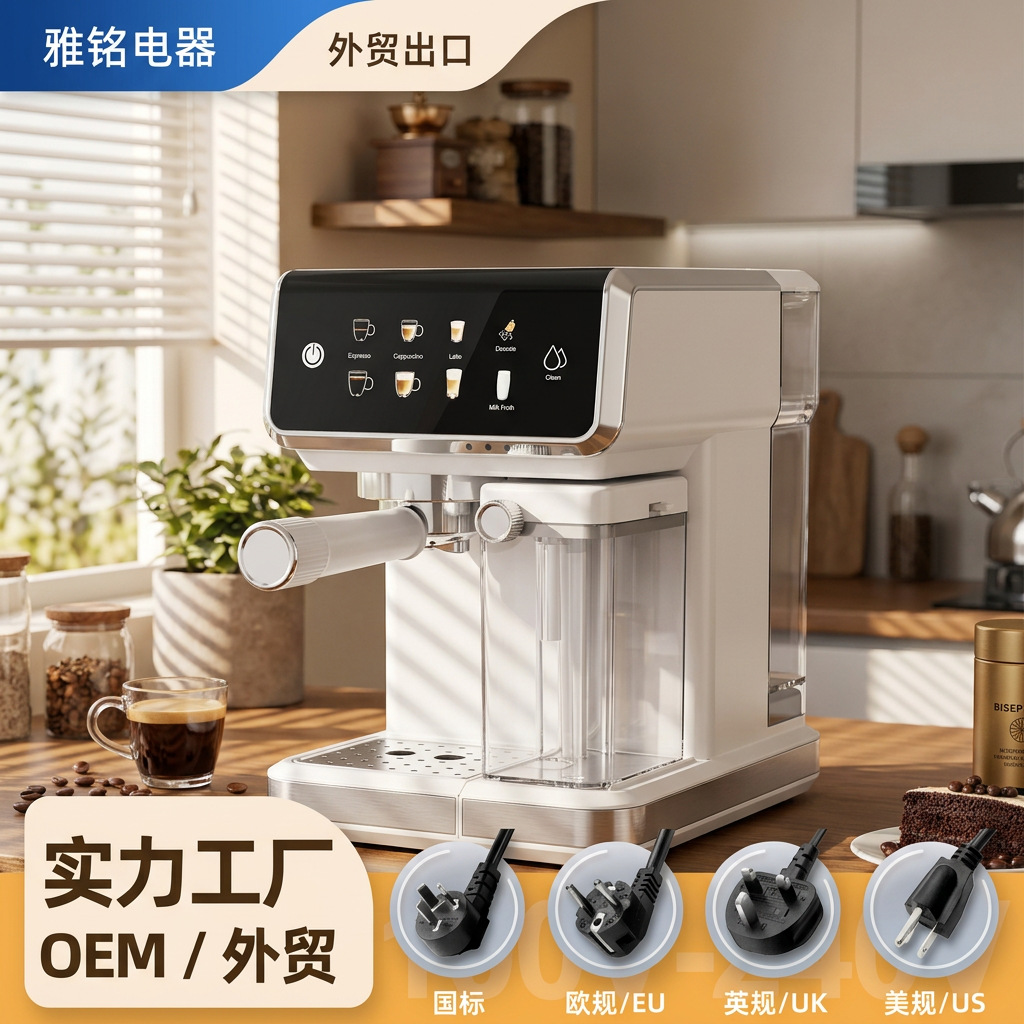 Máquina de café doméstica automática de 20bar alta presión oficina pequeña máquina de café cápsula italiana 3 en 1