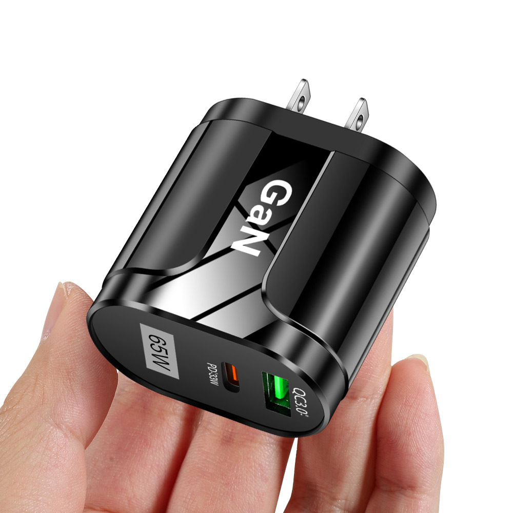 65W-GaN385 nitruro de galio Negro