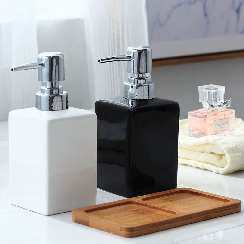 Hand sanitizer, high quality capacious plastic minimalistic container for commercial use