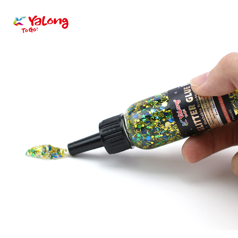 Pegamento Líquido con Purpurina 3D Lavable para Manualidades DIY image 3