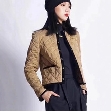 哥家商场同款女装2025冬季时尚新款轻薄小香风外套棉服宽松小棉袄