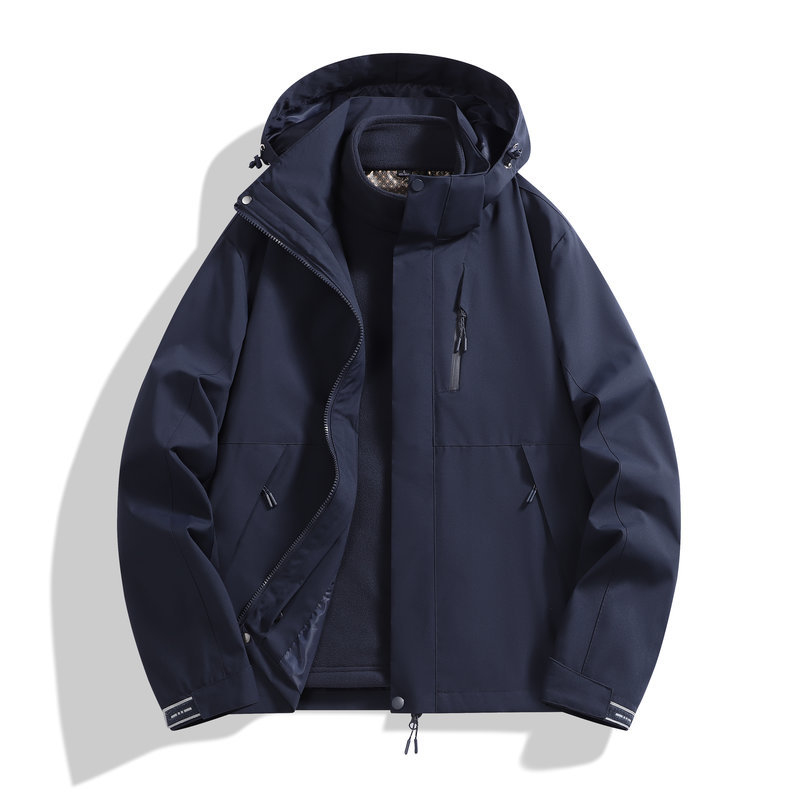 Luotuo Outdoor Functional Jacket For Women, 3-in-1 Windproof Waterproof Workwear, Hiking And Mountaineering Jacket,_voghion.com