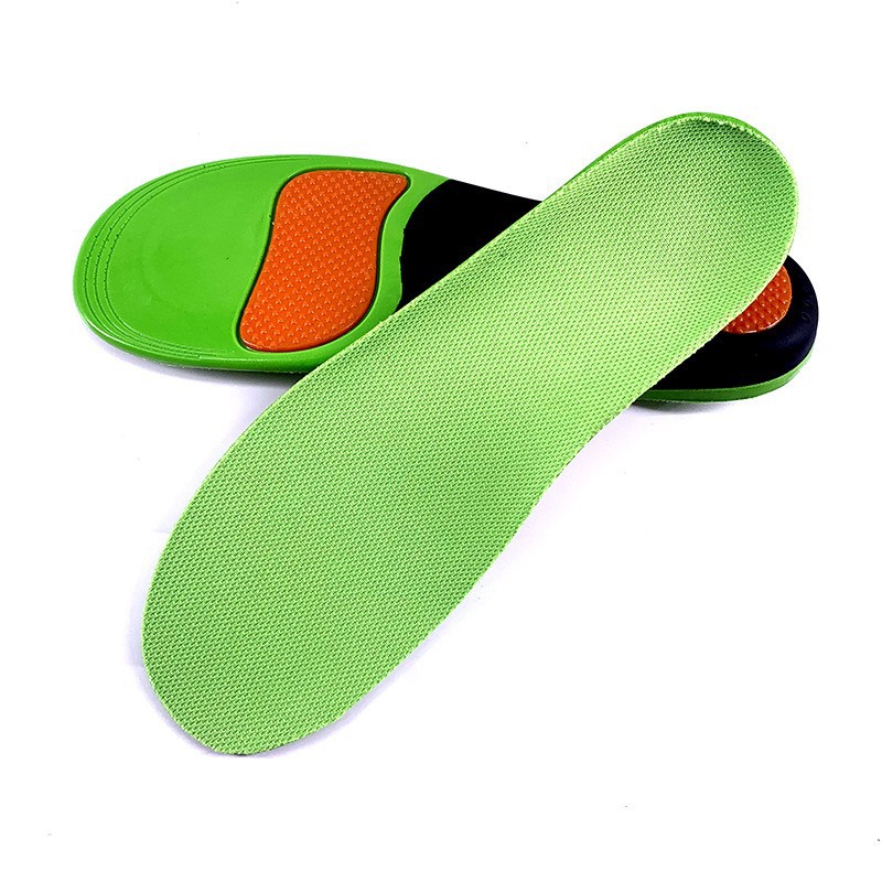 Almohadillas para el arco del pie engrosadas, plantillas deportivas de PU, que no absorben olores, que absorben el sudor, que absorben los impactos, transpirables, soporte para el arco del pie de alta elasticidad para la corrección de pies planos.