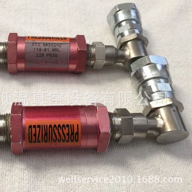 CTI Check Valve 8031292 弯头氦气管 一公一母
