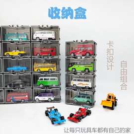 1:64合金滑行车仿真合金车模型男孩小汽车摆件带盒车模儿童玩具