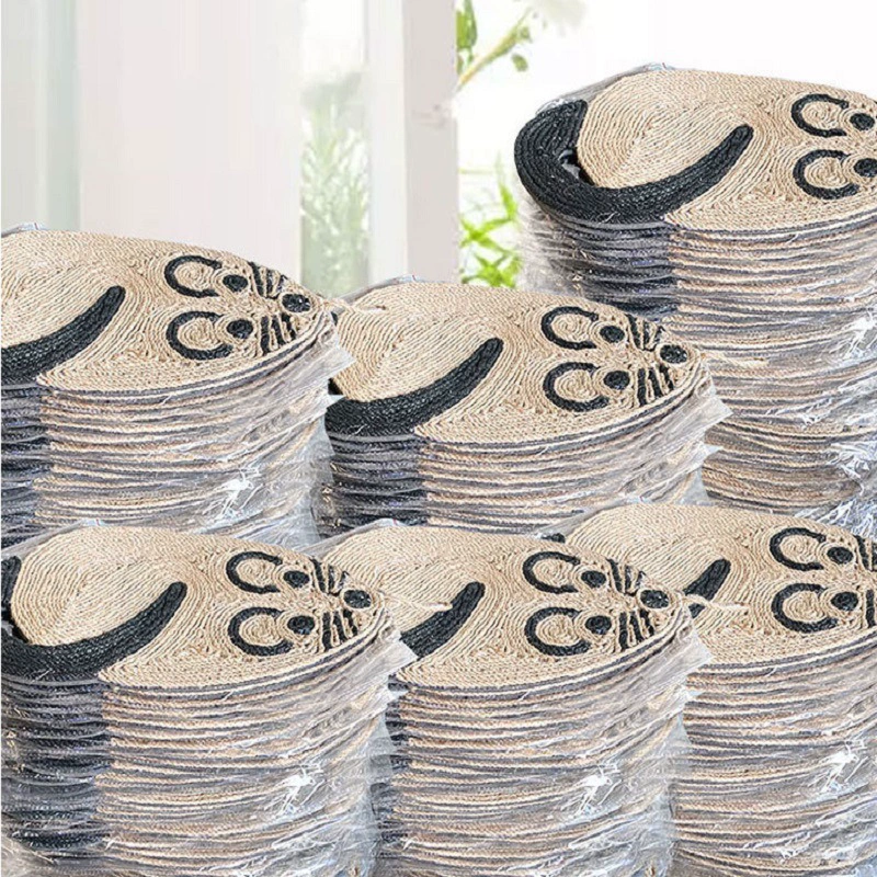 Трансграничные игрушки для кошек, когтеточка для кошек с сизалем мыши, подвесной коврик для кошачьего гнезда, прочный и не линяющийся, внешняя торговля оптом