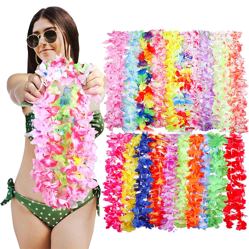 Hawaian colorido guirlandas fábrica de guirlandas de graduación guirlandas de cuello