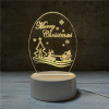 Night light, creative Christmas table lamp, 3D, internet celebrity, Birthday gift